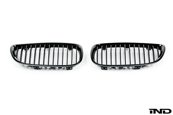 IND E9X M3 Gloss Black Front Grille Set