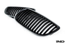 IND E9X M3 Matte Black Front Grille Set-1