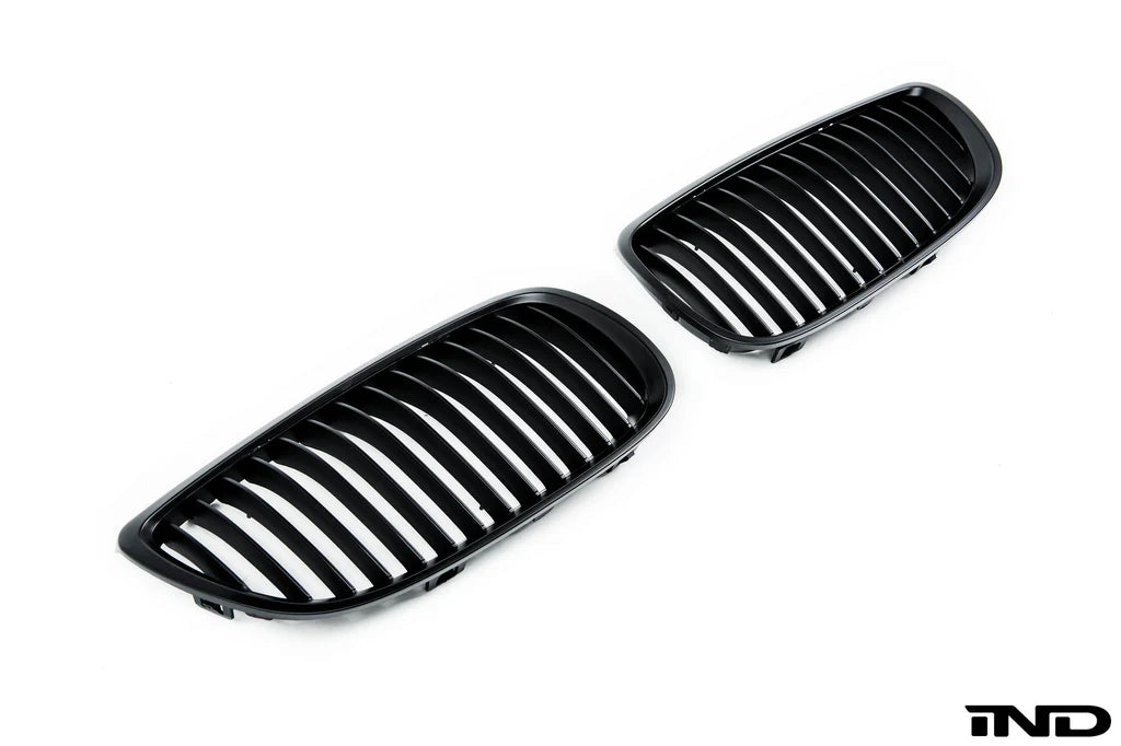 AutoTecknic E9X M3 Matte Black Front Grille Set - 0