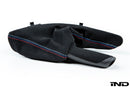 IND F8X M3 / M4 Matte Carbon + Alcantara Shift Boot Set - Straight Stitch-7