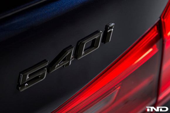 IND G30 540i Painted Trunk Emblem