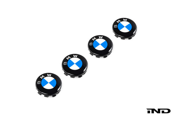 IND Gloss Black Wheel Center Cap Set – 56mm (Next Dark Design)