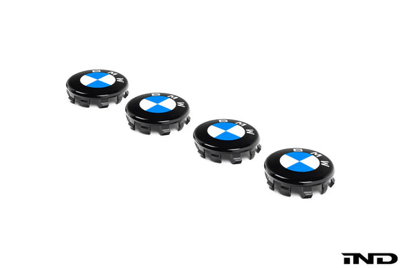 IND Gloss Black Wheel Center Cap Set – 56mm (Next Dark Design)