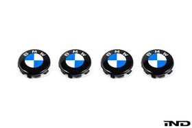 IND Gloss Black Wheel Center Cap Set – 56mm (Next Dark Design)