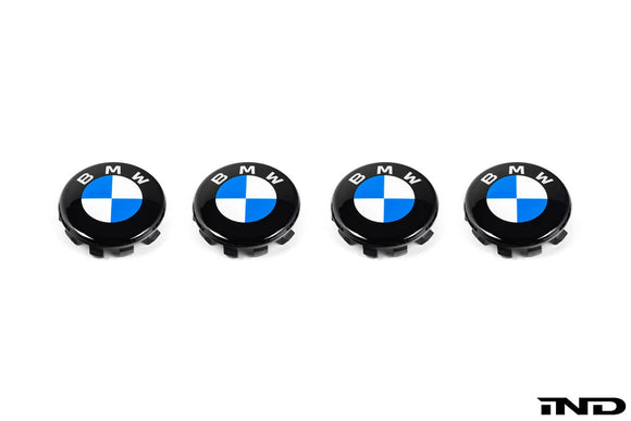 IND Gloss Black Wheel Center Cap Set – 56mm (Next Dark Design)