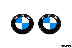 IND Gloss Black BMW Roundel Set – iX3 NA5 (Next Dark)