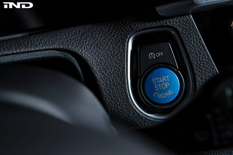 IND F22 2-Series Polar Blue Start / Stop Button - 0