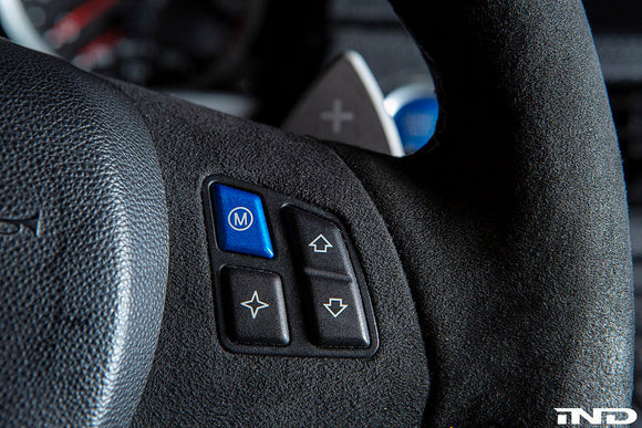IND E9X M3 Polar Blue M Steering Wheel Button