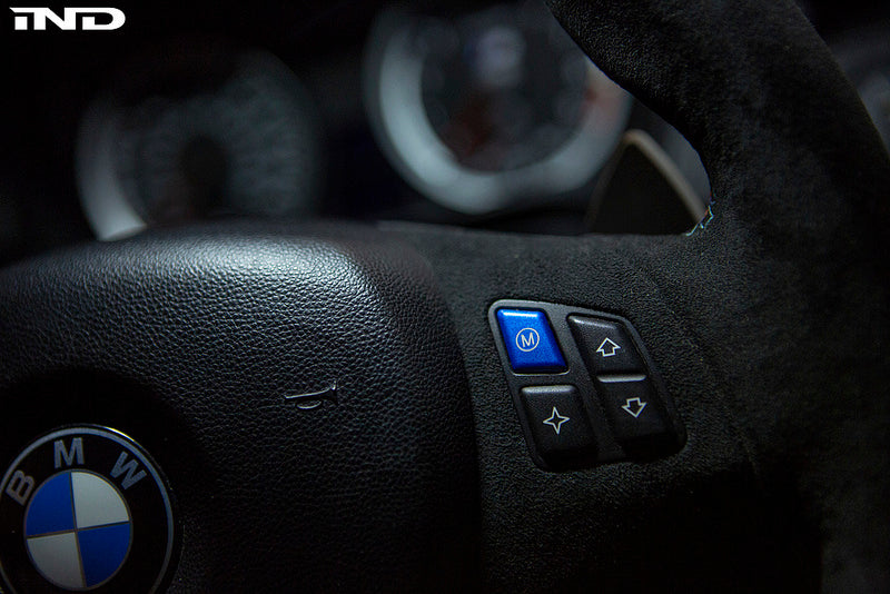 IND E9X M3 Polar Blue M Steering Wheel Button