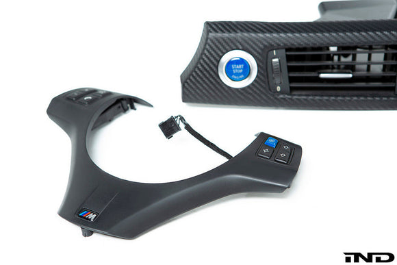 IND E9X M3 Polar Blue M Steering Wheel Button