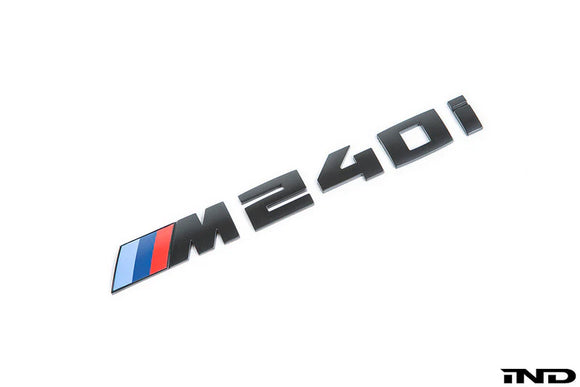 BMW G42 M240i Trunk Emblem - Gloss Black