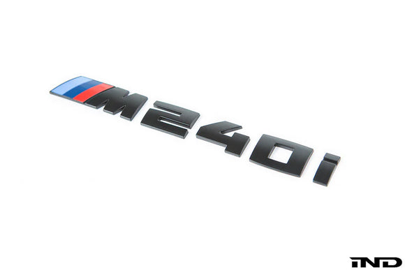 BMW G42 M240i Trunk Emblem - Gloss Black
