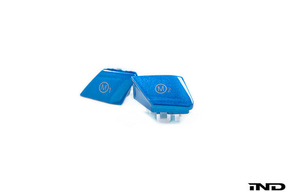 IND F8X M3 / M4 Polar Blue M1 / M2 Button Set