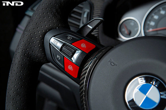 IND F8X M3 / M4 Red M1 / M2 Button Set