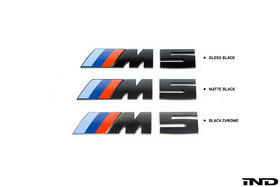 IND F90 M5 Painted Trunk Emblem - 0