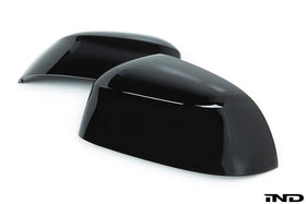 IND G01 X3 / G02 X4 Painted Mirror Cap Set - Gloss Black
