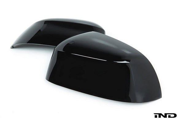 IND G01 X3 / G02 X4 Painted Mirror Cap Set - Gloss Black