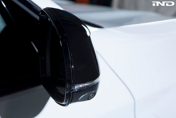 IND G01 X3 / G02 X4 Painted Mirror Cap Set - Gloss Black