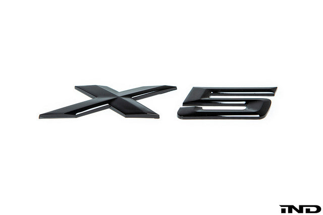 IND G05 X5 Painted Trunk Emblem - 0