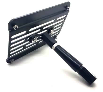 Phoenix Racing No Drill Tow Hook Front License Plate Holder