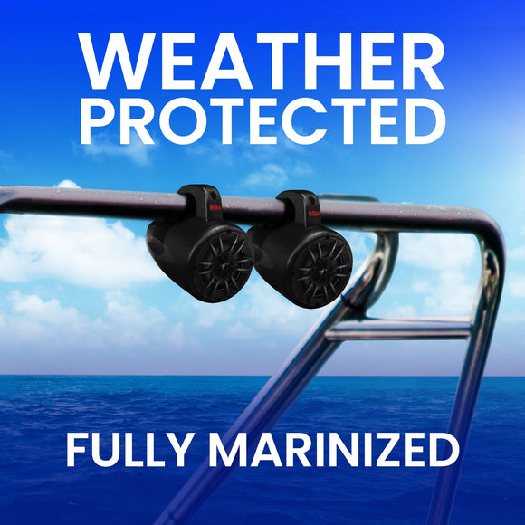 Boss Audio Systems Marine Waketower Speakers/ 400 Watts/Pair/ 4in/ 2 Way