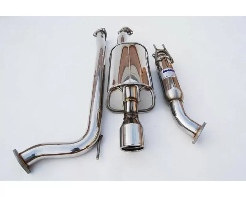 Invidia Q300 Catback Exhaust Stainless Steel Rolled Tips Honda Civic SI Sedan 2006-2011 - 0