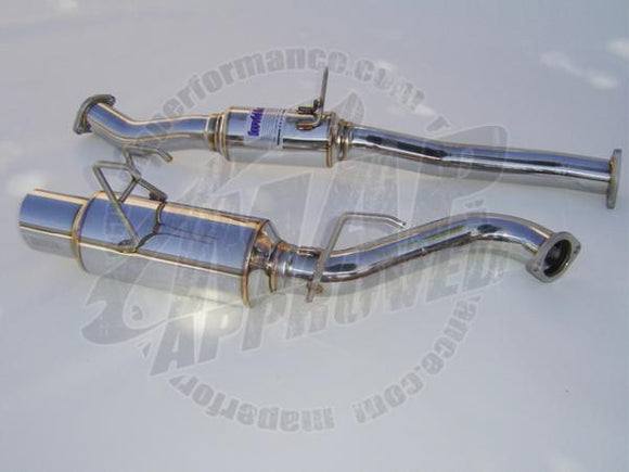 Invidia 00+ S2000 70mm Single N1 Titanium Tip Cat-back Exhaust
