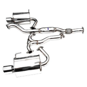 Invidia 08-09 WRX Sedan Q300 Dual Stainless Steel Tip Cat-back Exhaust - 0