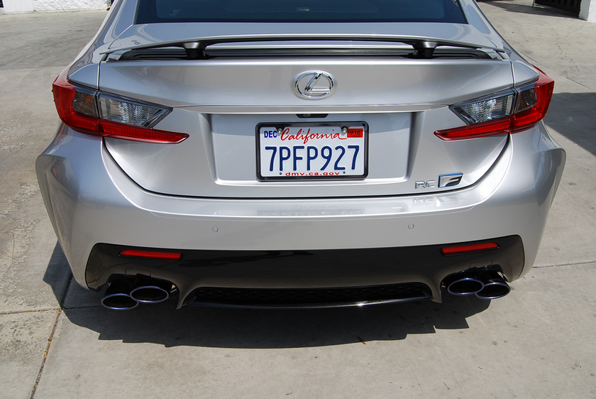 Invidia Rolled Stainless Steel Quad Tip Cat-Back Exhaust | 2014+ Lexus RC-F Q300 (HS14LRF3SH)