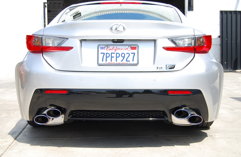 Invidia Rolled Stainless Steel Quad Tip Cat-Back Exhaust | 2014+ Lexus RC-F Q300 (HS14LRF3SH)