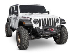 Addictive Desert Designs 2018 Jeep Wrangler JL Rock Fighter Front Bumper w/ Low Profile Top Hoop