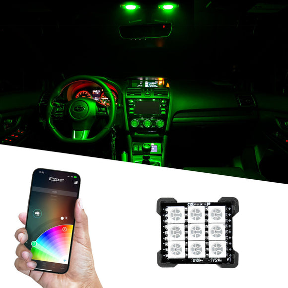 XK Glow RGB Festoon LED Panel XKchrome Bluetooth App Controlled Dome Bulb