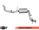 AWE Touring Edition Exhaust for MK5 Jetta 2.0T - GLI - Diamond Black Tips-4