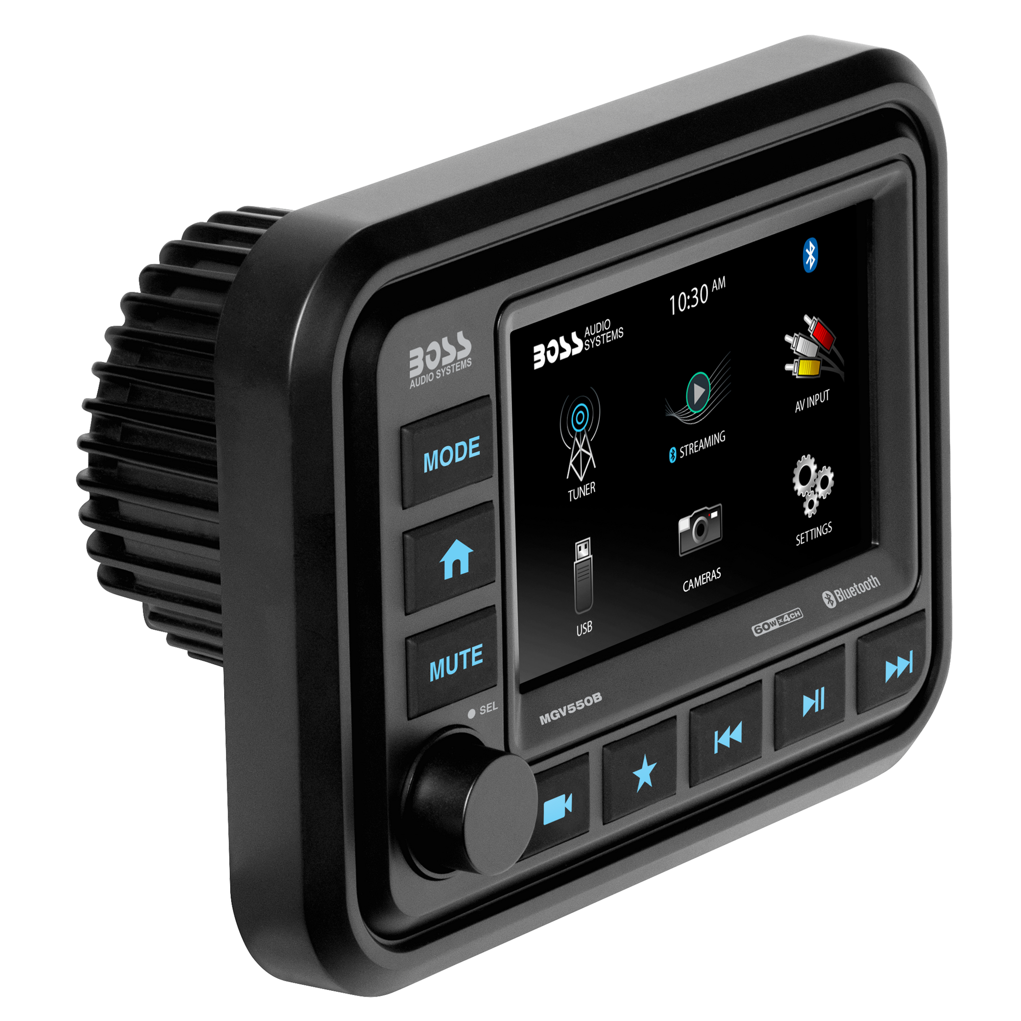 Boss Audio Systems Marine Gauge Receiver/ 5in Touchscreen/ Amplified