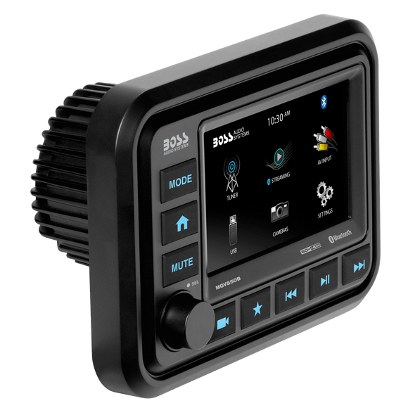 Boss Audio Systems Marine Gauge Receiver/ 5in Touchscreen/ Amplified