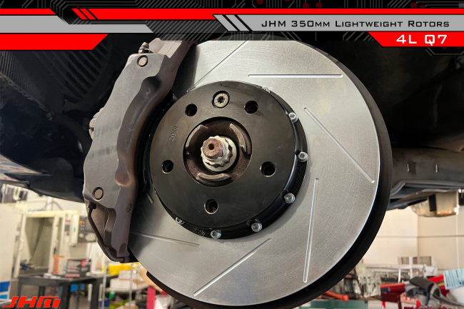 Front Rotors (pair) JHM 2-piece Lightweight for 4L Q7, Porsche Cayenne - VW Touareg w 350mm rotors - 0