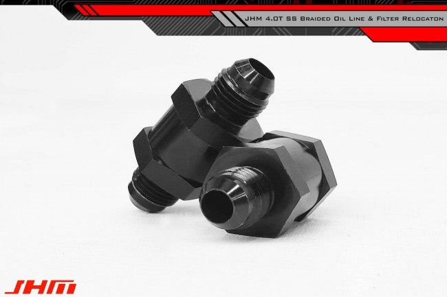 Stainless Braided Turbo Oil Line and Strainer/Screen Relocation