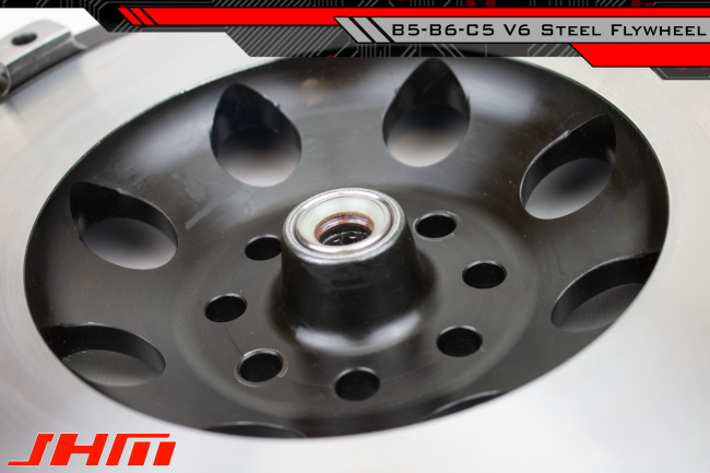 JHM Chrome-Moly Forged Lightweight Flywheel for B5-S4, B6-A4 3.0L and C5 A6-allroad w 2.7T (for use w/ B7-RS4 PP)