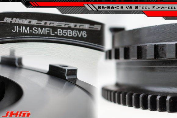 JHM Chrome-Moly Forged Lightweight Flywheel for B5-S4, B6-A4 3.0L and C5 A6-allroad w 2.7T (for use w/ B7-RS4 PP)