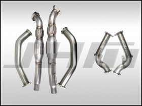 Exhaust - COMPLETE High-Flow Cat Downpipes with Integrated Baffle System (JHM Combo) for the B8 S5 4.2L w/ 2.5" CB Connection