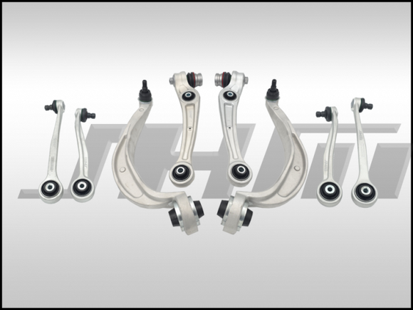 Full - Polyurethane Control Arm Set, S-Series (JHM) for Audi B8 A4-S4-RS4, A5-S5-RS5, Q5-SQ5, C7 A6-A7, S6-S7-RS7