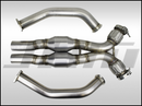 Exhaust - High-Flow Cat Downpipes with X-Pipe and Integrated Baffle System (JHM) for the B8 S5 4.2"-1