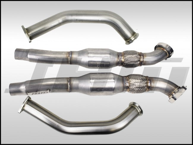 Exhaust - High-Flow Cat Downpipes (JHM) for the B8 S4-S5 Q5-SQ5 C7 A6-A7 3.0T