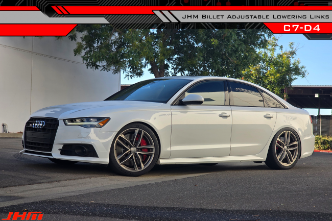 Lowering Links, Adjustable - Billet Alumium (JHM) for C7 S6-S7-RS7, D4 A8-S8 - 0