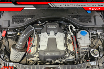 Heat Exchanger Divorce Tank/Reservoir - 1 Gallon High Capacity  (JHM) for Audi C7 (2012-2015) A6-A7 3.0T