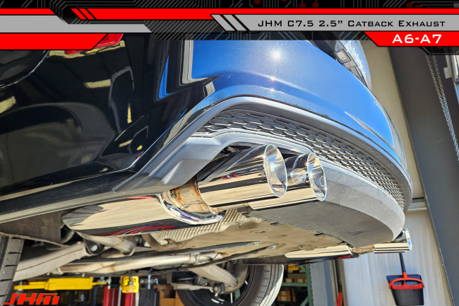 Exhaust - JHM - 2.5" Performance Cat-back for C7.5 A6-A7 3.0T (2015-2018)