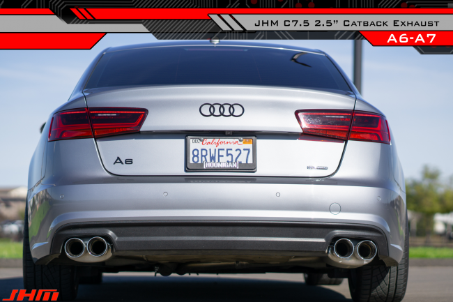 Exhaust - JHM - 2.5" Performance Cat-back for C7.5 A6-A7 3.0T (2015-2018)