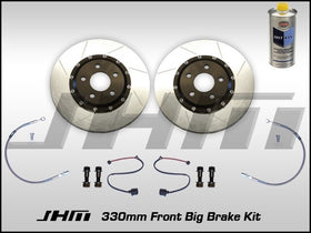Front BBK (Big Brake Kit) JHM 330mm Cayenne (Brembo 6 piston 17z) B5-S4, C5-A6-allroad, B6-B7 A4 - NO Calipers