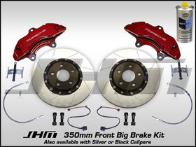 Front BBK (Big Brake Kit) JHM 350mm Cayenne (Brembo 6-piston 18z) C5-A6-S6 4.2L w RED Calipers