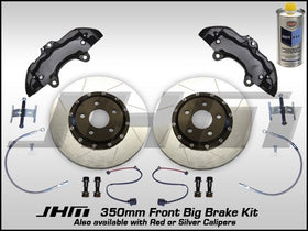 Front BBK (Big Brake Kit) JHM 350mm Cayenne (Brembo 6-piston) C5-A6-S6 4.2L w BLACK Calipers